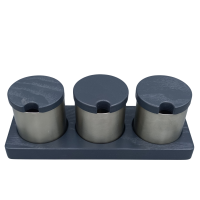 3'lü Baharat Seti(Mat Paslanmaz)